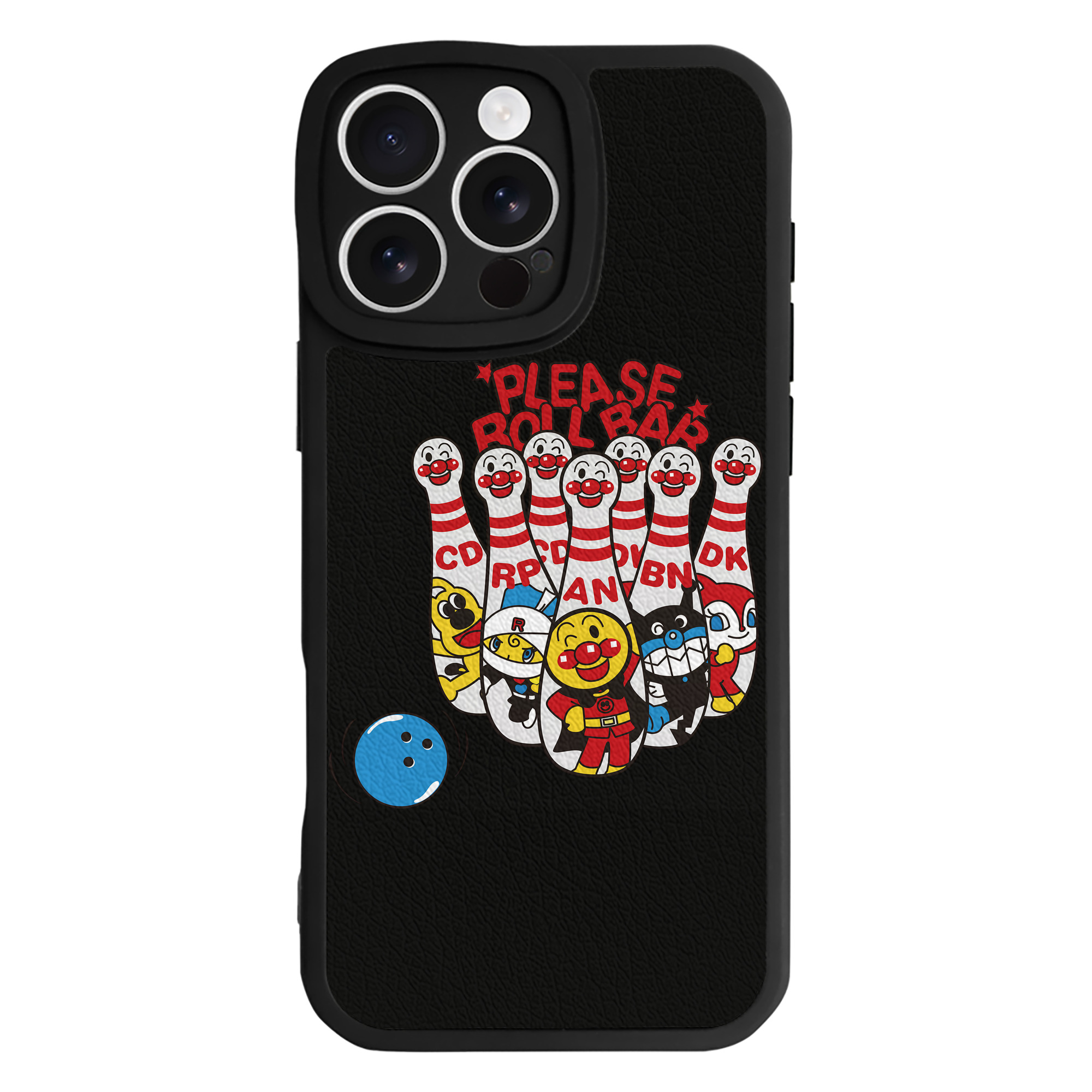 （画像用） アンパンマン Anpanman 【iPhone 16シリーズ対応】シリコンスマホケース（レザー調） 材質：シリコン